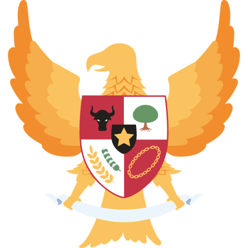 The coat of arms of indonesia png