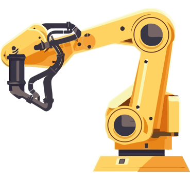 Robotic arm robot illustration png