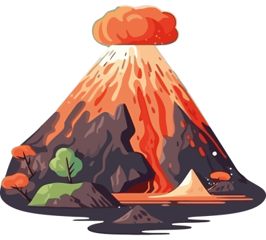 Volcano, lava, lava rock, lava rock, lava rock, lava rock, lava rock png