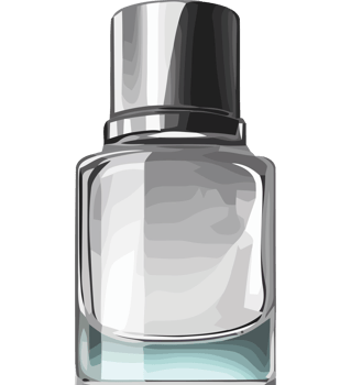 A bottle of perfume on a transparent background png