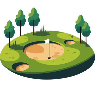 Golf course clipart png