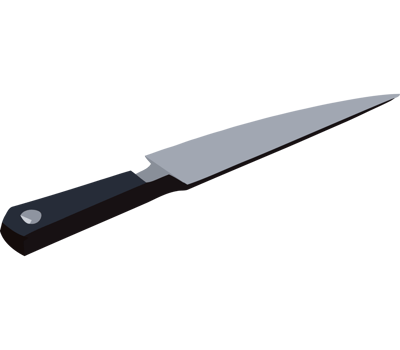 Black Fruit Knife Kitchenware icon png