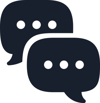 Speaking icon black color flat style png