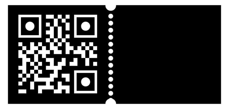 Discount coupon and voucher black color vector