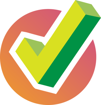 Verifiied symbol in circle template modern green color png