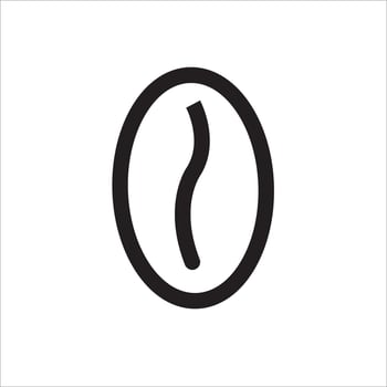 coffee bean icon vector