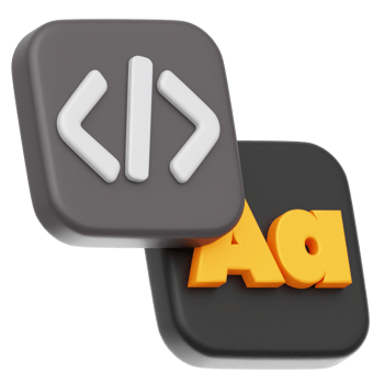 Code language 3D Illustration png