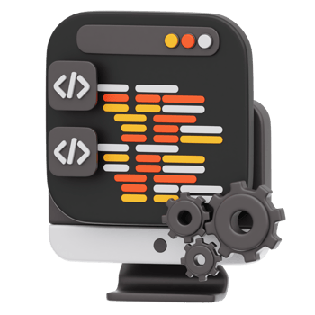 Web Maintenance 3D Illustration png