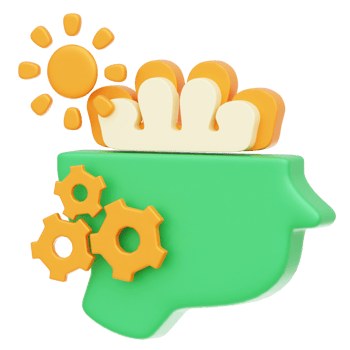 Solving mental health 3d illustration png