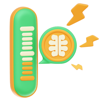 Stress Level 3d illustration png