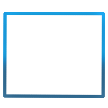 Blue Square Frame on a Transparent Background png