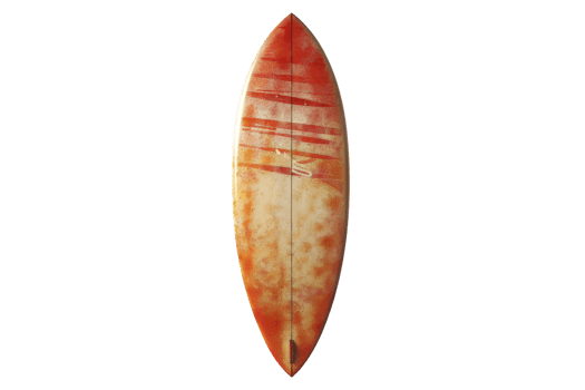 Vintage Surfboard Isolated png