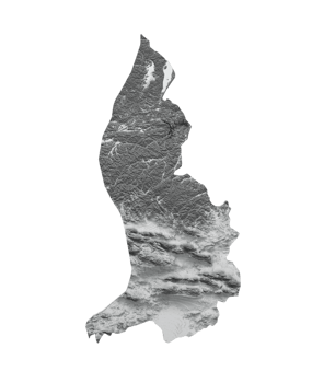 Liechtenstein Map Flag Shaded relief Color Height map 3d illustration png