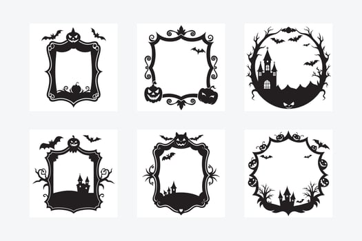 Halloween Frame Bundle vector