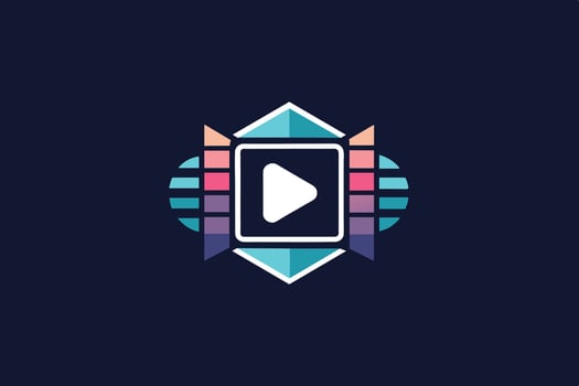 Elegant Media Control Symbol vector