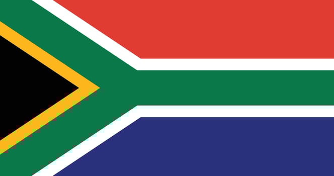 South Africa Flag Illustration vector