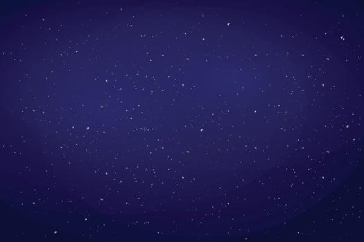 Night sky is full of stars. Sky Background vector