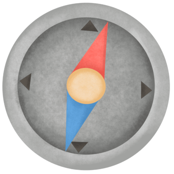 Wind compass flat png