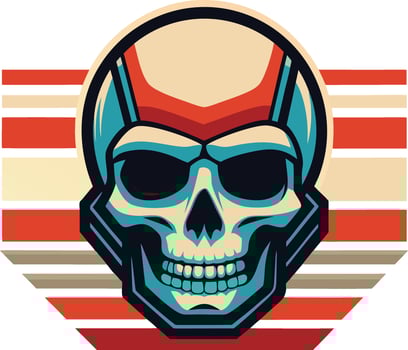 skull for Spooky Halloween vector