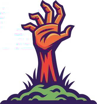 illustration of a hand for Halloween Party Themes for an Unforgettable Night vector