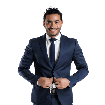 Portrait of a happy smiling middle eastern businessmen png