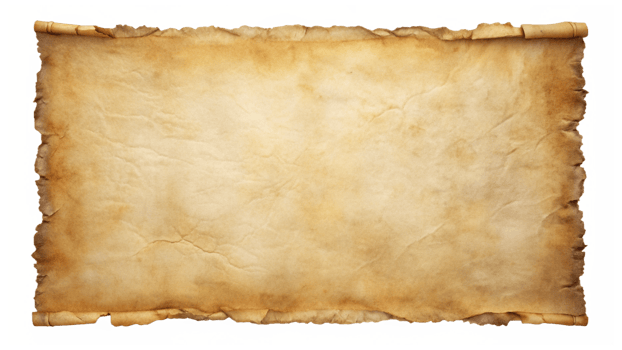 Antique Script on Parchment Paper png