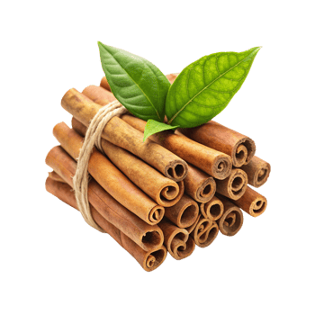 cinnamon sticks and mint leaves png