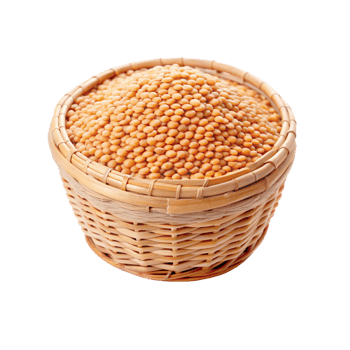 lentil in a bamboo basket png