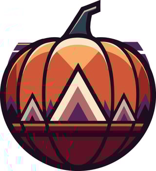 Pumpkin Halloween illustration vector