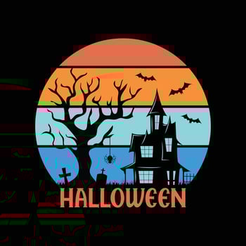 Halloween T shirt Design vector