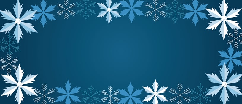 Christmas or New Year blue background vector