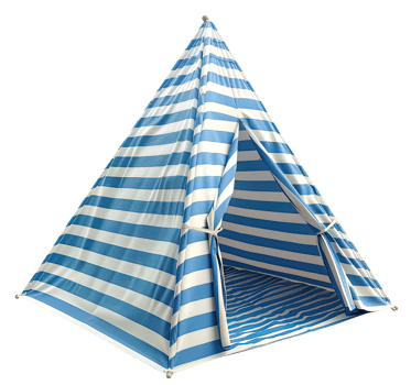 Striped Beach Tent png