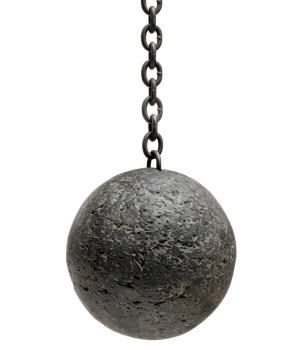 Stone Wrecking Ball png