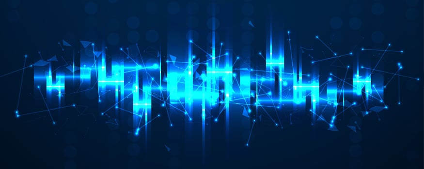 Neural network concept. Connected cells with links. High technology process. Abstract futuristic background. art. vector