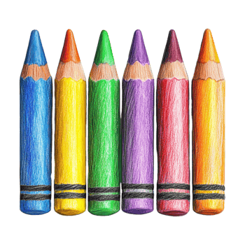 color pencils on transparent background png