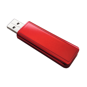 red USB transparent background png