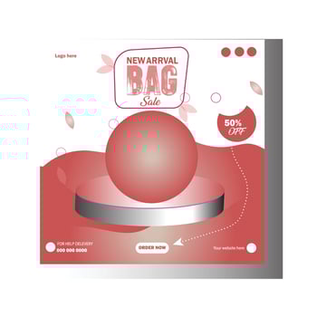 This is a social media design template. vector