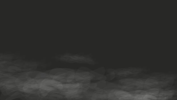 Smoke Vapor cloud overlay effect Realistic . White fog on dark background. Smoke from fire or cloud. Natural atmospheric phenomenon. vector
