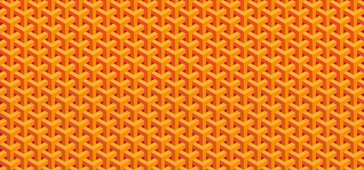Isometric Pattern Wallpaper vector