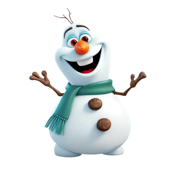 clear snowman image on transparent background png