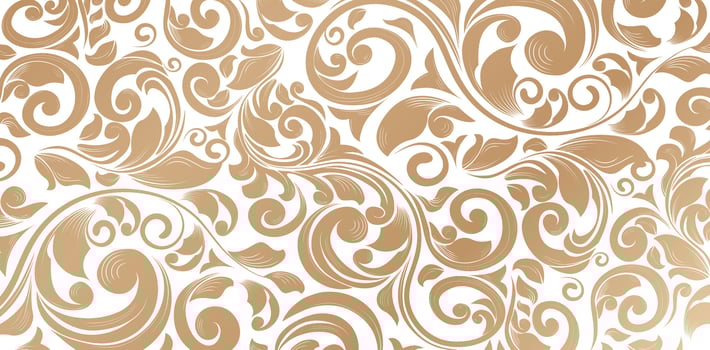 Seamless background floral ornament, Fashionable modern wallpaper or textile golden colors isolated white backgrounds wallpapers, backgrounds, patterned fills, webs pages, surface textures, book cover vector
