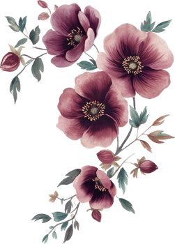 a watercolor flowers png