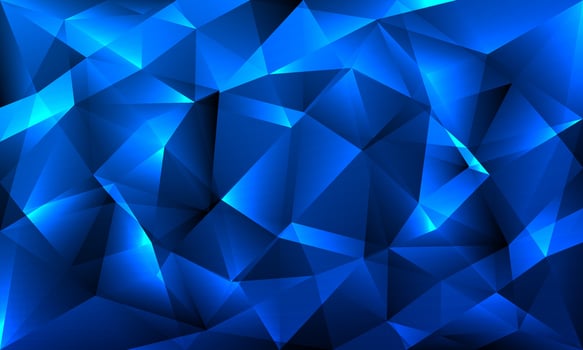 shiny blue diamond texture blue polygon pattern background vector