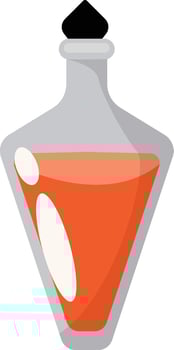 Magic Potion Bottle Element vector