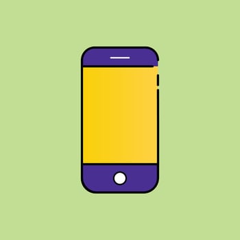 phone icon mobile vector