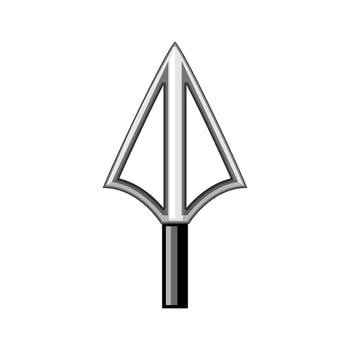 weapon arrowhead cartoon illustration vector