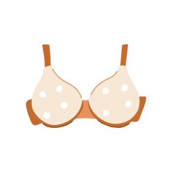 support bra modern cartoon illustration vector