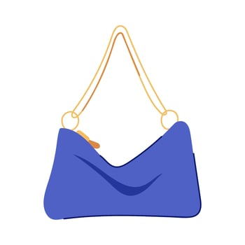 evening clutch bag cartoon illustration vector