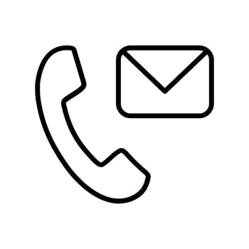 Contact Us Icon Design vector