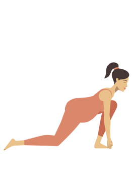 White pregnant woman doing ashwa yoga pose png